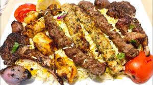 কাবাব প্লাটার (Peri Peri Grilled Chicken Kabab, Spicy Rice, Salad, Lemonade)