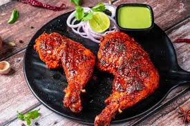 চিকেন তান্দুরি ১ পিস, পরাটা ১ পিস, সালাদ