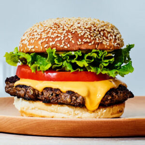 চিকেন চিজ বার্গার