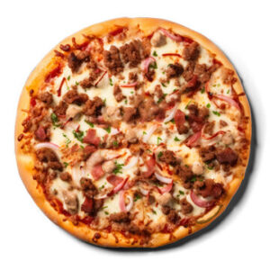 “মিট এন্ড চিজ লোডেট” পিৎজা ১০ ইঞ্চি